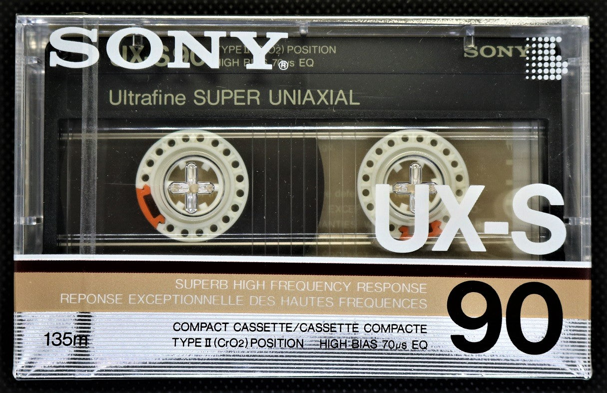 Lot De 4 Cassettes Audio Sony UX-S Chrome 60 Min – Neuves, 1986, Made In France