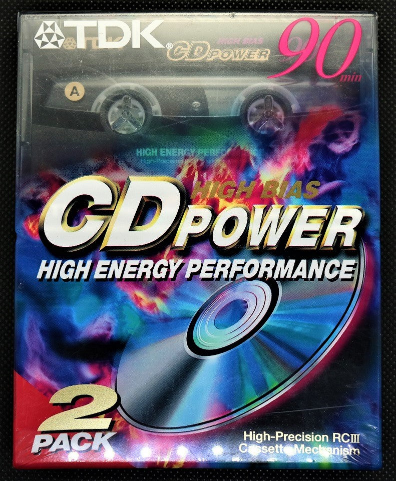 TDK CD Power - 2001 - US - Blank Cassette Tape - New Sealed
