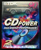 TDK CD Power 2001 90x2 Minutes front