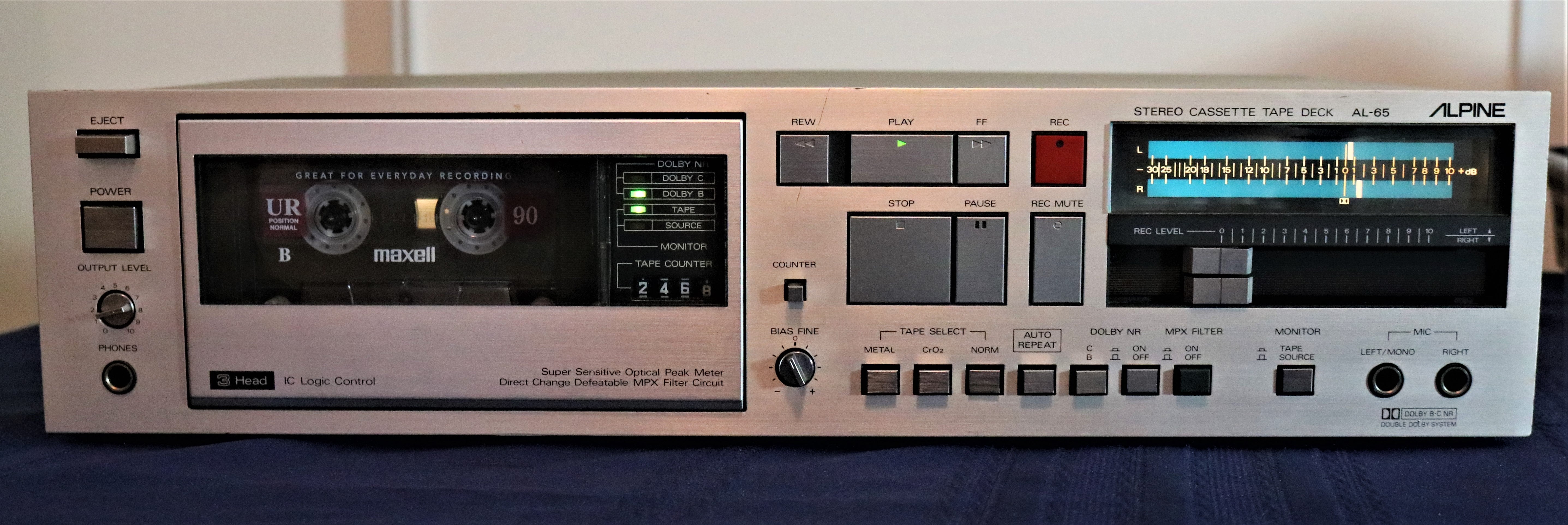 Alpine AL65 Cassette Deck