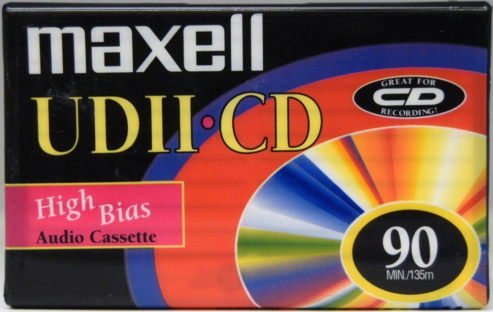 (80）maxell UD1 90x1  UD2 90x5 Maxell UD-II 90 Type II High Bias Blank Cassette, New Sealed