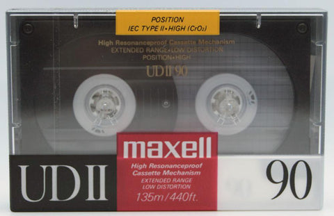 Maxell UD II 1988 C90 front
