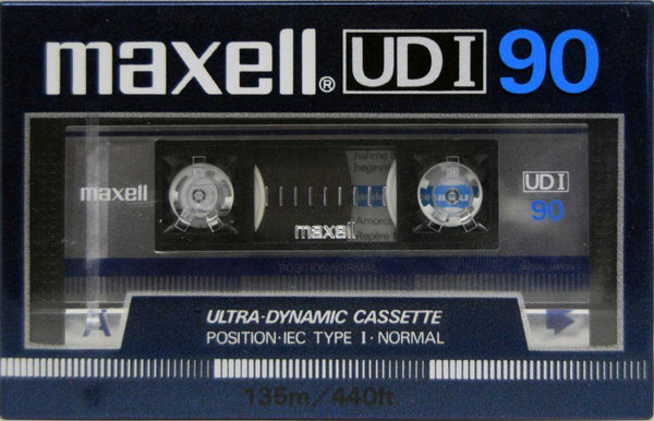 (80）maxell UD1 90x1  UD2 90x5 Maxell UDI - 1985 - EU - Blank Cassette Tape - New Sealed