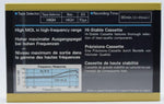 Maxell XLII-S Cassette Back