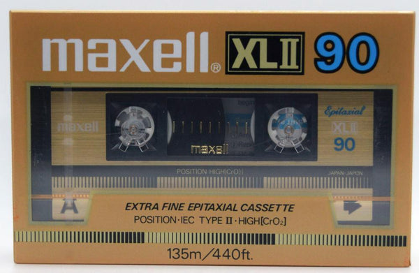 Maxell XLII-S (1985)  Maxell, Cassette tapes, Audio tape