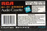 RCA 1998 RC60 back