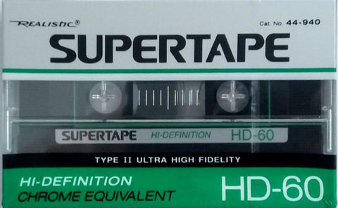 Realistic Supertape HD 1988 60 Minutes front