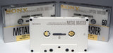 Sony Metal Master 1990 Blank Cassette Tape