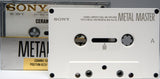 Sony Metal Master 1990 Blank Cassette Tape