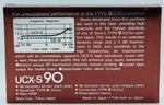 Sony UCX-S 1982 C90 back