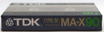 TDK MA-X 1986 C90 top view