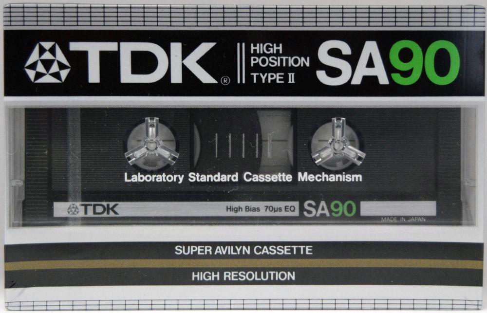 TDK SA - 1983 - EU - Blank Cassette Tape - New Sealed