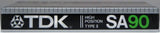 TDK SA 1983 EU C90 top view