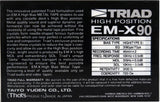 Triad EM-X 1986 C90 back 