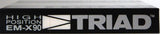 Triad EM-X 1986 C90 top view