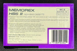Memorex HBS II 1990 C90 back