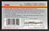SONY HF 1986 C60 back