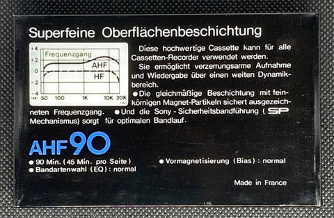 Cassette audio collector Sony BHF 60 neuve Cassette audio collector Sony BHF 60 neuve