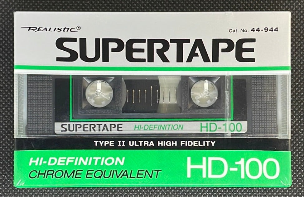 Realistic Supertape HD - 1988 - US - Blank Cassette Tape - New Sealed