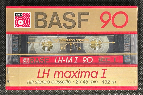 BASF Maxima LH I - 1985 - EU - Blank Cassette Tape - New Sealed