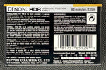 Denon HD8 1992 C90 back