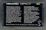 Memorex Metal IV 1982 C90 back - old pic