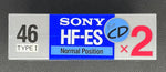 SONY HF-ES 1988 C46x2 top view