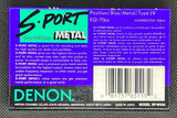 Denon S*PORT IV Metal 1990 C100 back