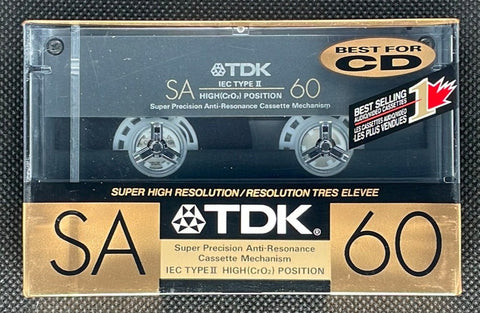 TDK SA 1989 2.0 C60 front