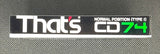 That's CD-I 1987 C74 top view