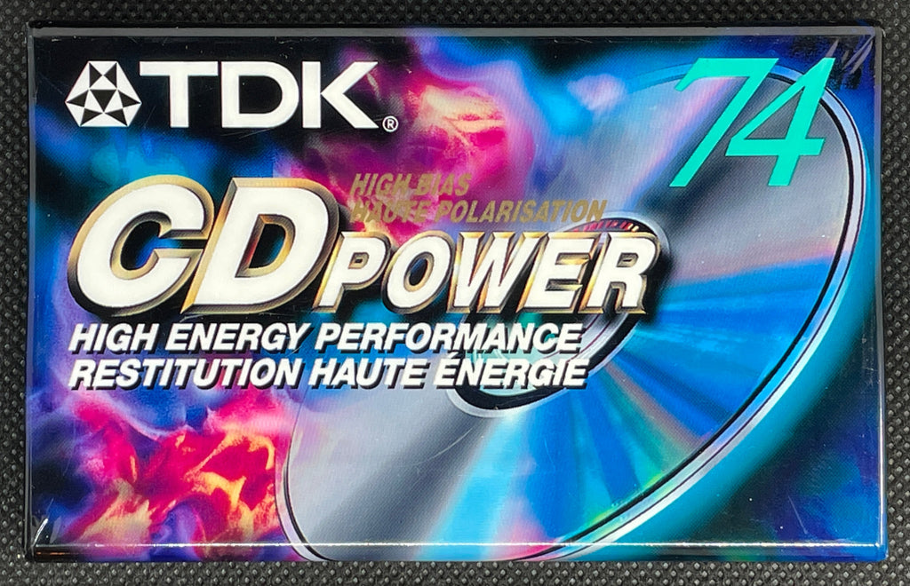 TDK CD Power - 2001 - US - Blank Cassette Tape - New Sealed