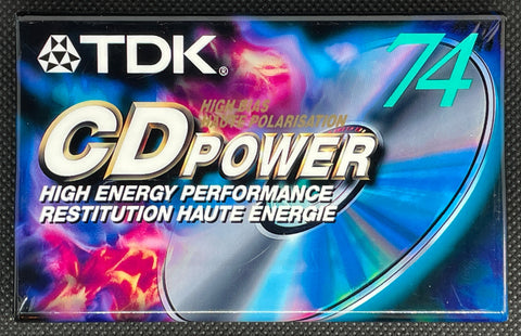 TDK CD Power 2001 74 Minutes front