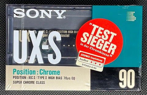 Sony UX-S 90 (1990) - AUDIO KASEČIŲ PARDUOTUVĖ Sony UX-S 90 (1990) - AUDIO KASEČIŲ PARDUOTUVĖ