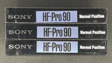SONY HF-Pro 1989 C90 top view