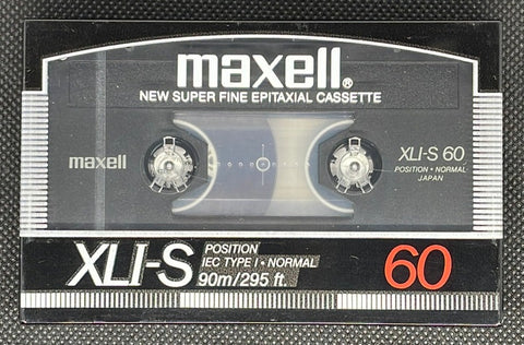 Maxell XLI-S 1986 C60 front