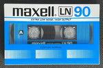 Maxell LN 1982 90 Minutes clear shell front