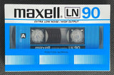 Maxell LN 1982 90 Minutes clear shell front